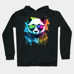 Cute Panda Wearing Sunglasses - Funny Panda Bear Gift Hoodie